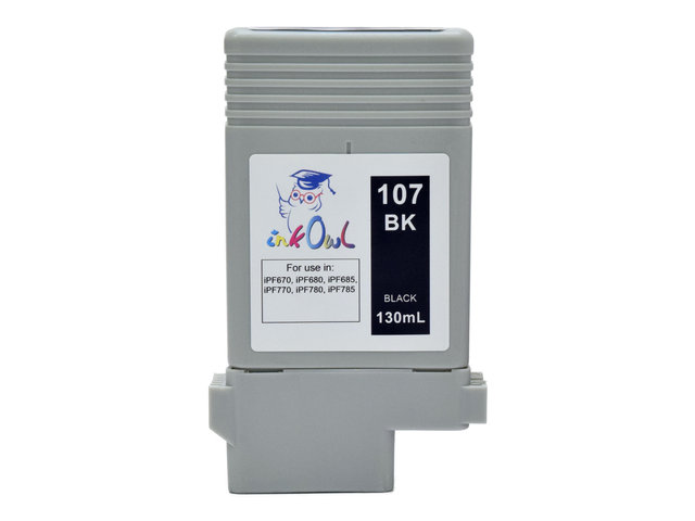 130ml Compatible Cartridge for CANON PFI-107BK BLACK